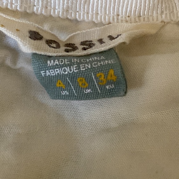 Fossil Women’s Size 4 Cream Lace Skirt - Picture 4 of 5